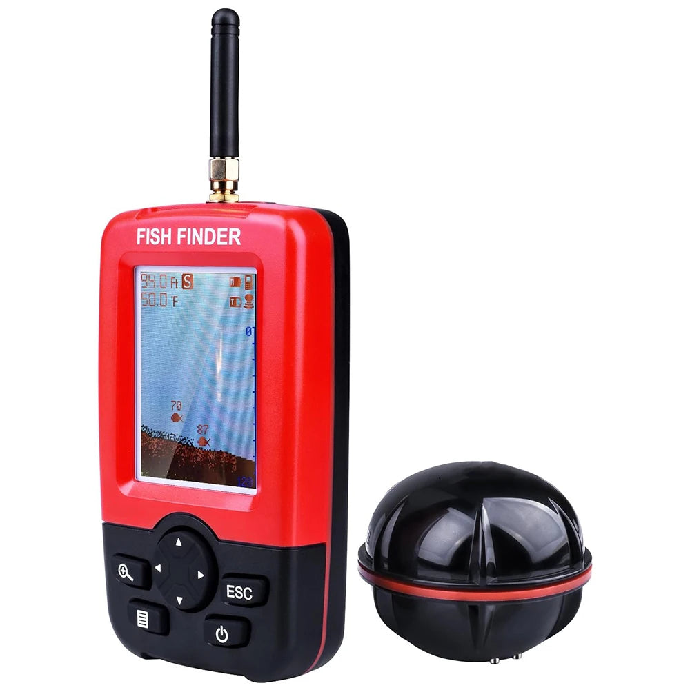 LuxeOrbit Wireless Sonar Fishing Alert Fish Finder Underwater Echo Sounder Fishing Detector Portable Fish Finder