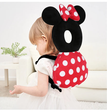 LuxeOrbit Disney Baby Head Back Protector Safety Pad Pillow Infant Toddler Harness Headgear Bear Rabbit Baby Head Protection Pad Cute New