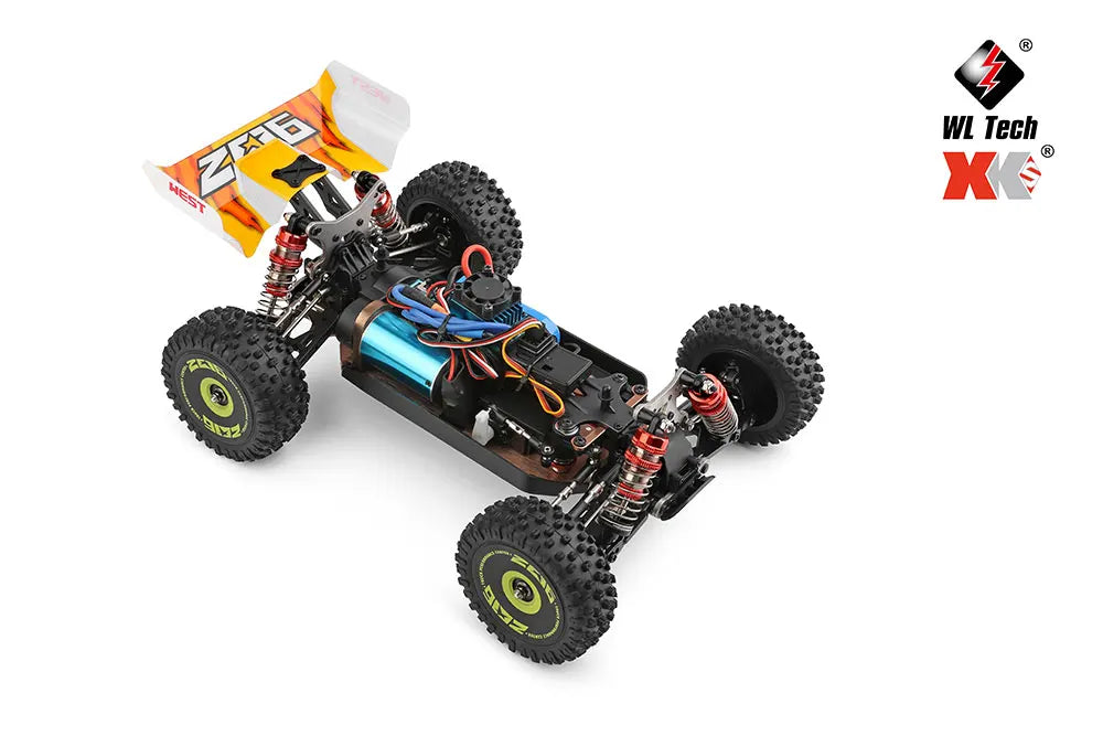 LuxeOrbit 144010 144001 75KM/H 2.4G RC Car Brushless 4WD Electric High Speed Off-Road Remote Control Drift Toys for Children Racing