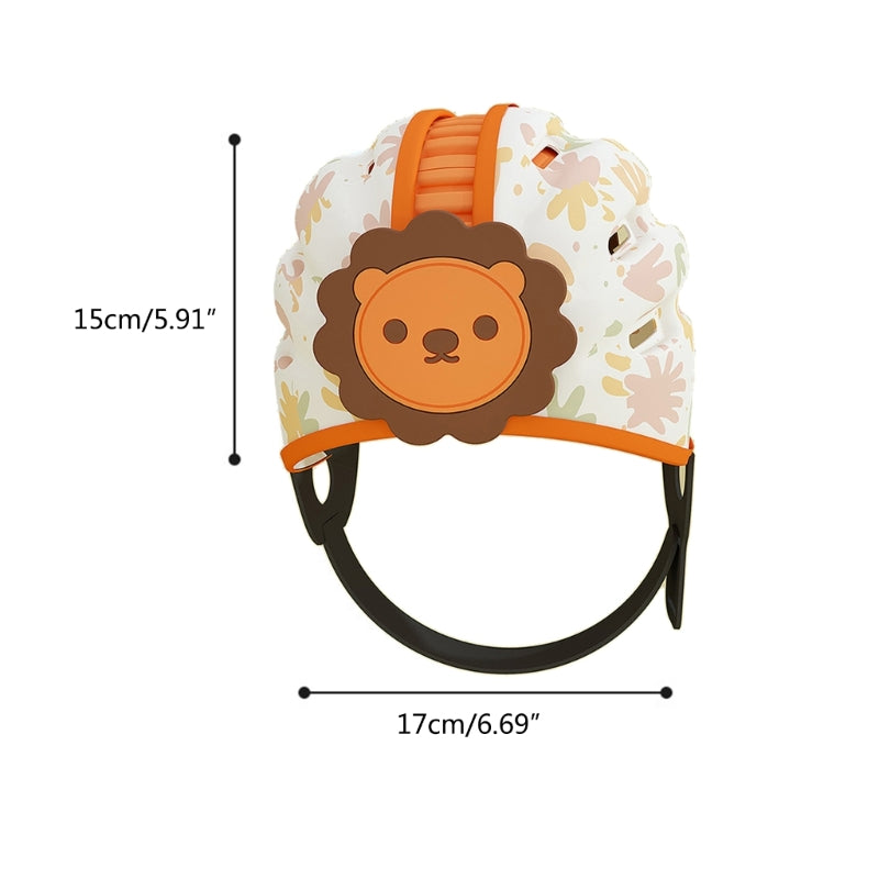 LuxeOrbit Baby Helmet Safety Helmet for Toddler Breathable Hat Anti-Fall Head Protectors