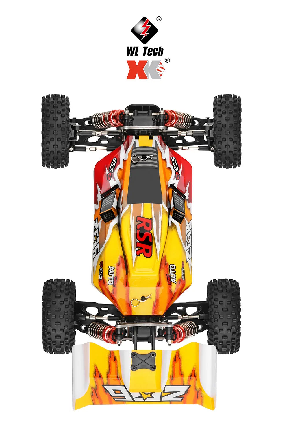 LuxeOrbit 144010 144001 75KM/H 2.4G RC Car Brushless 4WD Electric High Speed Off-Road Remote Control Drift Toys for Children Racing