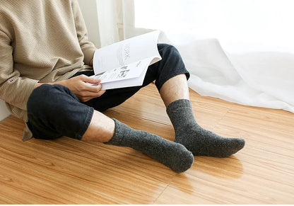 LuxeOrbit Super Thick Wool Socks Big Yards Men Women  Keep Warm Winter Cashmere Socks Thickening Velvet Towel Socks Warm Socks