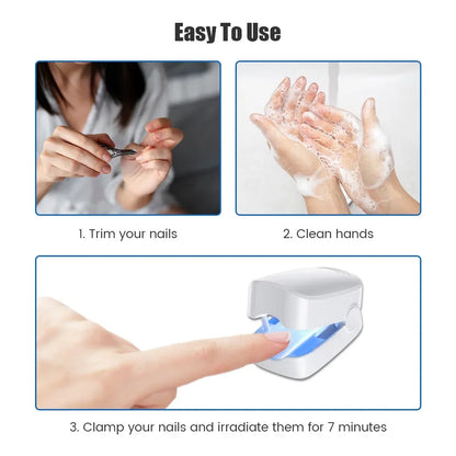 LuxeOrbit Nail Fungus Laser Treatment Device Professional Onychomycosis Therapy Cure Machine for Broken Cracked Split and Weak Nails