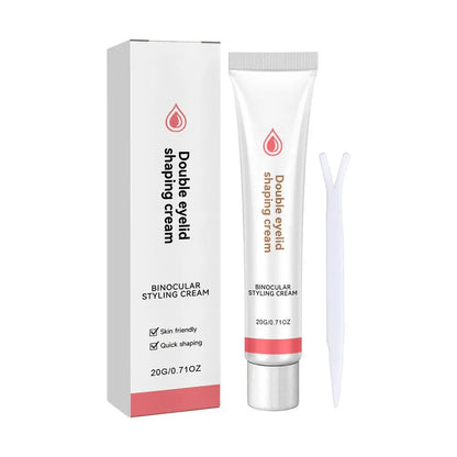 Double Eyelid Styling Cream Double Eyelid shaping Cream 20g Invisible Eyelid Adhesive Cream Eyelid Glue With Y Stick