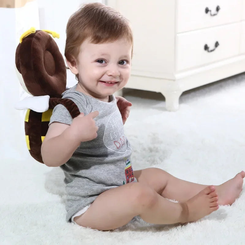 LuxeOrbit New Brand Cute Baby Infant Toddler Newborn Head Back Protector Safety Pad Harness Headgear Cartoon Baby Head Protection Pad