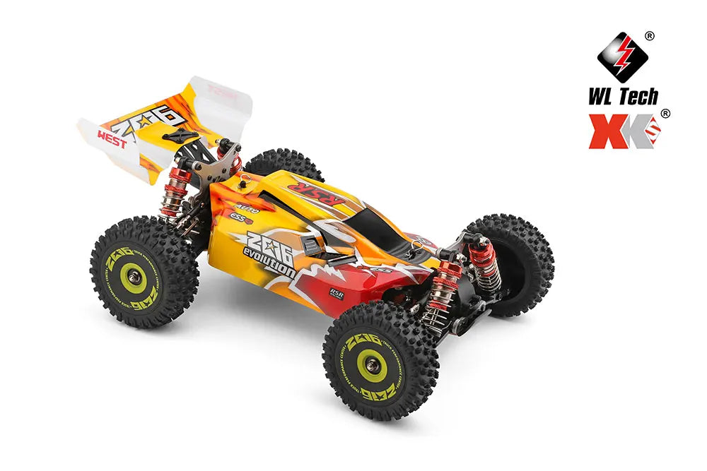 LuxeOrbit 144010 144001 75KM/H 2.4G RC Car Brushless 4WD Electric High Speed Off-Road Remote Control Drift Toys for Children Racing