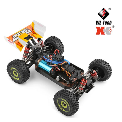 LuxeOrbit 144010 V8 RC Car Brushless 1:14 75Km/H High Speed Metal 4WD Drive Off-Road 2.4G Transmitter 1/14 RC Racing Car  VS 144010