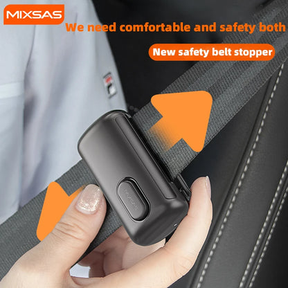 LuxeOrbit Recommended Car Safety Belt Adjustment Clip 099 Auto Plastic Stopper Vehicle Seat Buckle For Women Pregnant Beer Belly