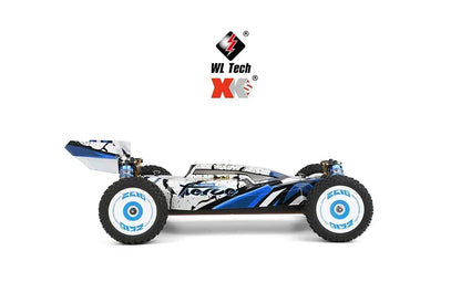 LuxeOrbit 124008 60KM/H RC Car With 3S Battery Professional Racing Car 4WD Brushless Electric Remote Control Cars Children's Toys