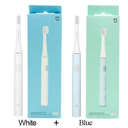 LuxeOrbit Xiaomi Mijia T100 Sonic Electric Toothbrush Mi Smart Tooth Brush Colorful USB Rechargeable IPX7 Waterproof For Toothbrushes head