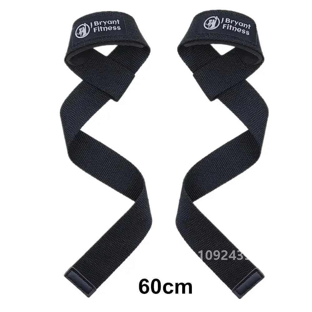 LuxeOrbit 1 Pair Gym Lifting Straps Fitness Gloves Anti-slip Hand Wraps Wrist Straps Support For Weight Lifting Powerlifting Training