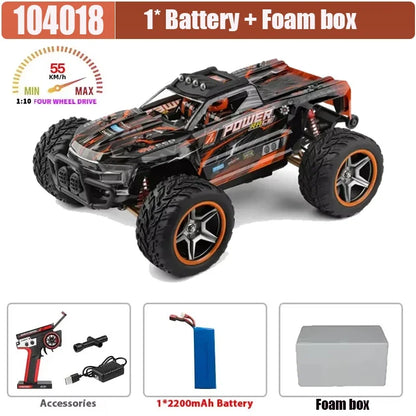 LuxeOrbit 1/12 124017 Driverless Brushless Racing Car High Speed 70km/h or 55KM/H 2.4g Four-wheel Drive  Adult Boys Toys Kids Gift