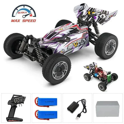 LuxeOrbit 144001 1:14 RC Racing Car 60Km/H 2.4G Remote Control High Speed Off-Road Drift Shock Absorption Adult Boys Toys Kids Gift