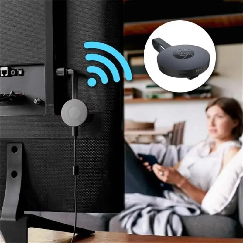 LuxeOrbit Wireless Same Screen Device Mobile Phone Laptop Computer WiFi HD HDMI Projector Video Magnifier Smartphone Android iOS Device