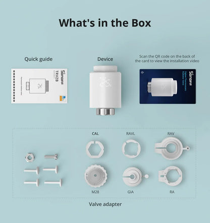 LuxeOrbit 1/6 SONOFF TRVs Quiet Zigbee Thermostatic Radiator Valve TRVZB Smart TRV Home Temperature Control System Alexa ZHA MQTT Ewelink