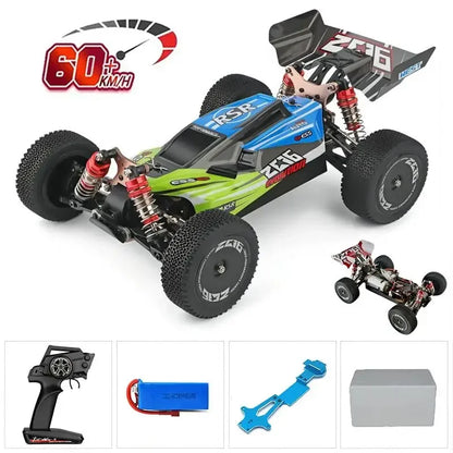 LuxeOrbit 144001 1:14 RC Racing Car 60Km/H 2.4G Remote Control High Speed Off-Road Drift Shock Absorption Adult Boys Toys Kids Gift