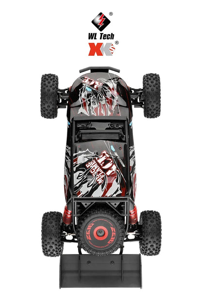 LuxeOrbit 124008 60KM/H RC Car With 3S Battery Professional Racing Car 4WD Brushless Electric Remote Control Cars Children's Toys