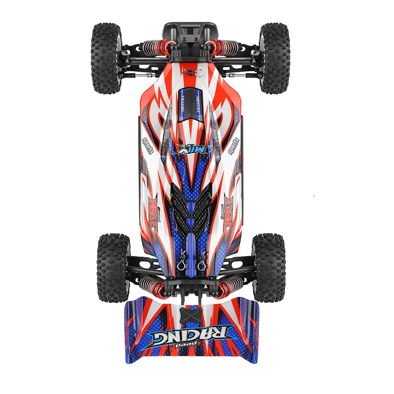 LuxeOrbit 124008 V8 1/12 2.4G Racing RC Cars 4WD Brushless Motor 60Km/H High Speed Remote Control Car Off-road Drift Toys