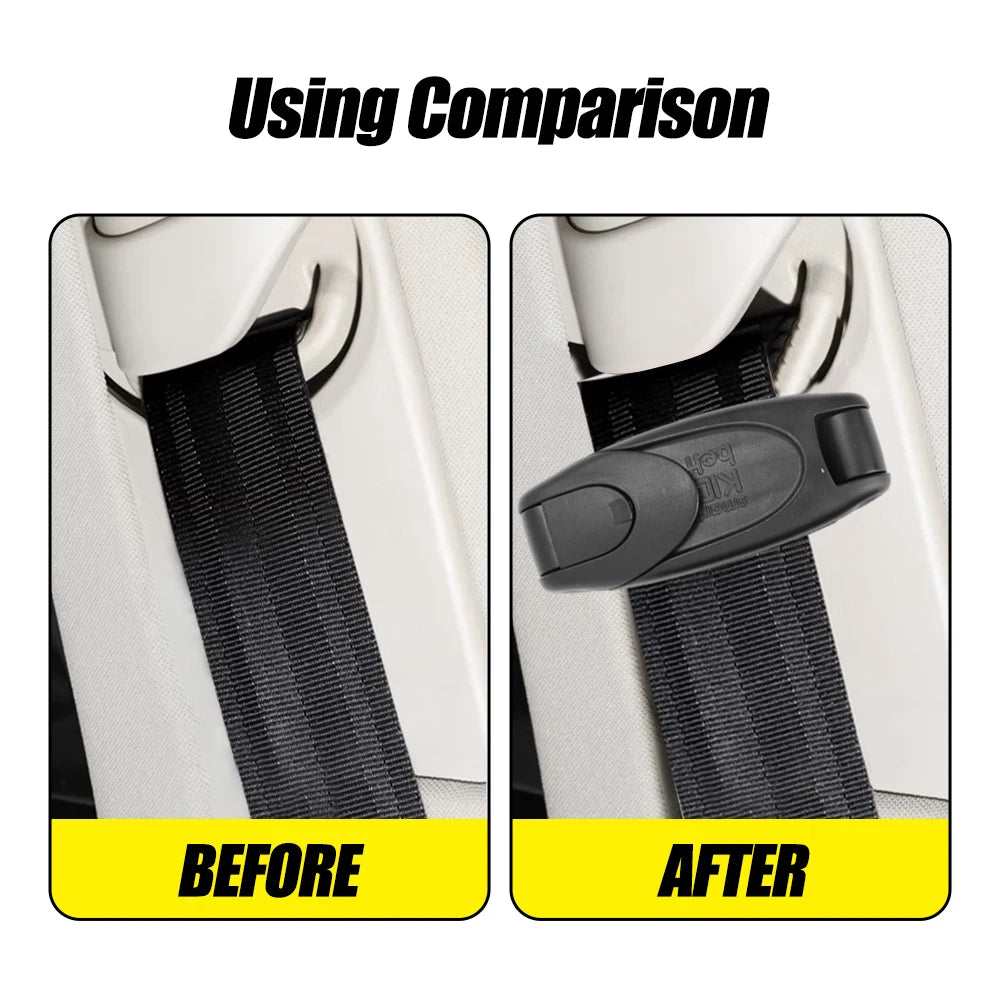 LuxeOrbit Car Seat Belt Clip Fixing Buckle Adjustable Strap for Adults Kids Pregnant Women Seat Belt Adjuster Clamp SeatBelt Accessories