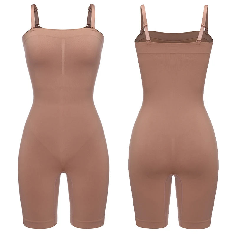 LuxeOrbit Women Strapless Shapewear Bodysuits Tummy Control Butt Lifter Body Shaper Waist Trainer Instantly Sculpt Your Body