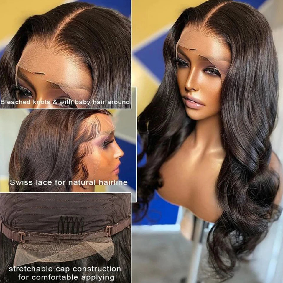 Brazilian Body Wave Transparent Human Hair Wig 13*5*2 T Lace Wig Human Hair Wigs On Sale Clearance Lace Front Wig For Women