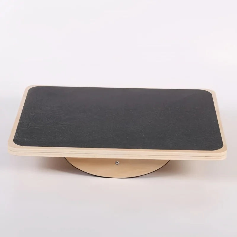 LuxeOrbit Wooden Balance Board for Core Strength & Stability - Anti-Slip, Durable Design for Men & Women - Perfect for Home & Office Use