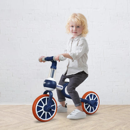 LuxeOrbit 4 Wheels Toddler Tricycle Riding Toy for Age 1/2/3/4 Years Old Boy&Girl Gift Baby Balance Training Bike Kids Balance Riding Bike