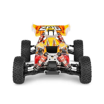 LuxeOrbit WLtoys XKS 144010 Remote Control Car Off-Road Car High Speed 75km/h 1/14 2.4GHz Racing Car 4WD RTR with Metal Chassis