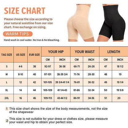 LuxeOrbit Women Shapewear High Waist Shorts Tummy Slimming Body Shaper Waist Trainer Butt Lifter Seamless Flat Belly Panties Weight Loss