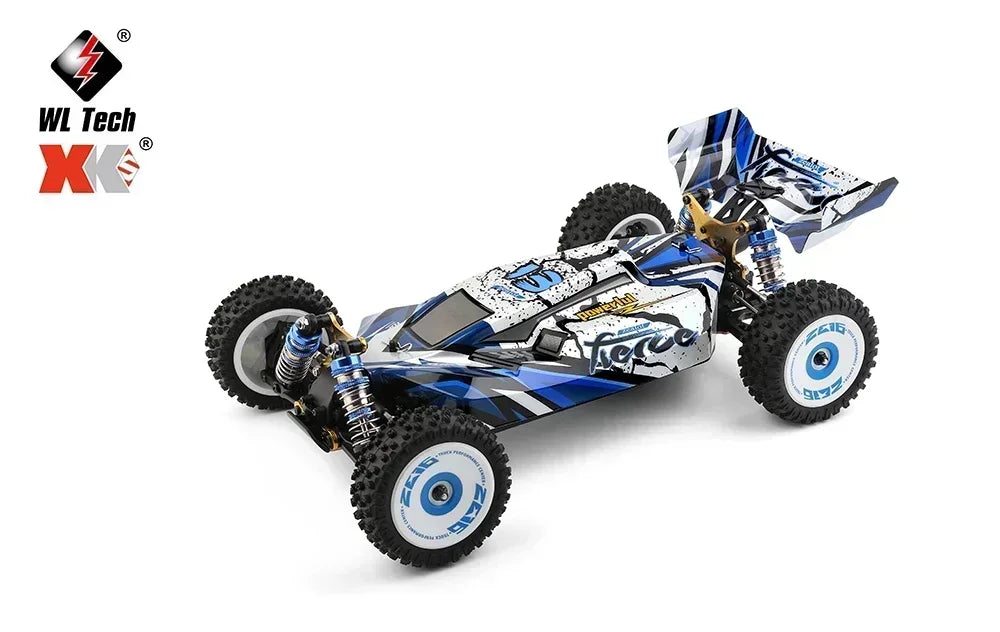 LuxeOrbit 124017 75KM/H 4WD RC Car Professional Monster Truck High Speed Drift Racing Remote Control Cars Children's Toys for Boys