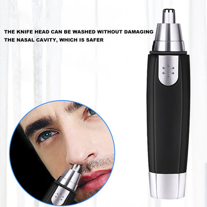 LuxeOrbit Electric Nose Ear Hair Trimmer Shaving Hair Removal Razor Safety Beard Clipper