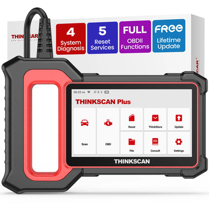 LuxeOrbit  Thinkscan Plus S7 S6 S4 Obd2 Scanner Best Car Diagnostic Tools Automotivo Scanner DIY Auto Diagnosis Tool Code Reader