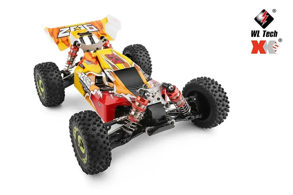 LuxeOrbit 144001 1:14 RC Racing Car 60Km/H 2.4G Remote Control High Speed Off-Road Drift Shock Absorption Adult Boys Toys Kids Gift