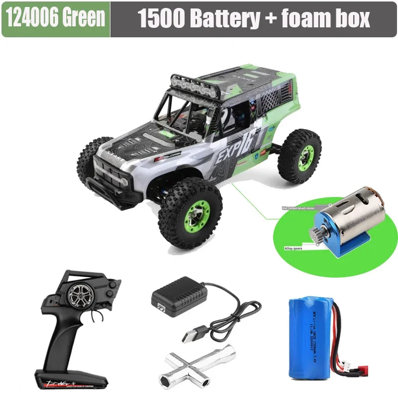 LuxeOrbit 1/12 124017 Driverless Brushless Racing Car High Speed 70km/h or 55KM/H 2.4g Four-wheel Drive  Adult Boys Toys Kids Gift