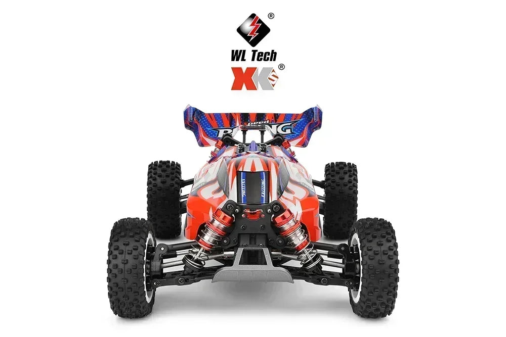 LuxeOrbit 124017 75KM/H 4WD RC Car Professional Monster Truck High Speed Drift Racing Remote Control Cars Children's Toys for Boys