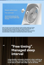 LuxeOrbitTM 600ml Rechargeable USB Oscillating Air Cooler