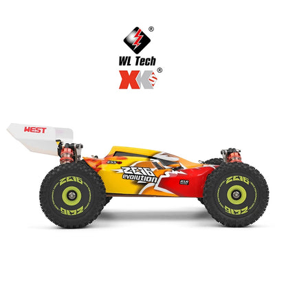 LuxeOrbit 144010 V8 RC Car Brushless 1:14 75Km/H High Speed Metal 4WD Drive Off-Road 2.4G Transmitter 1/14 RC Racing Car  VS 144010