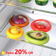 LuxeOrbitTM Transparent Reusable Airtight Fresh Storage Storage Box for Fruits and Vegetables