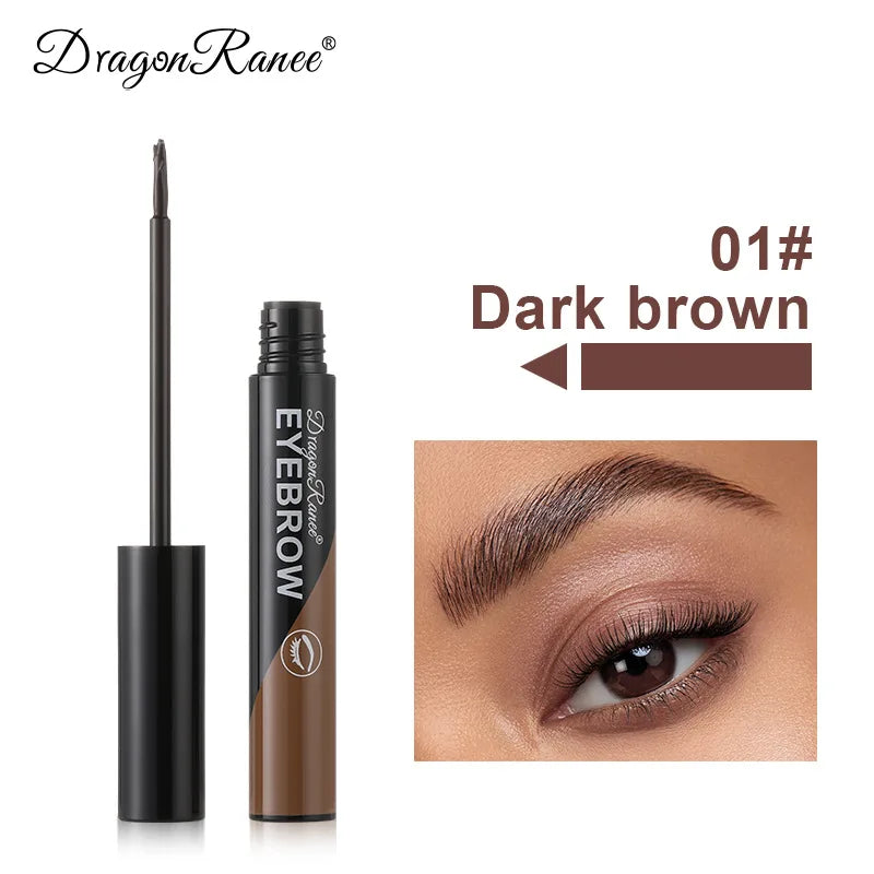 Peel-off Eyebrow Gel Natural Brow Tattoo Black Brown Tint Makeup Waterproof Lasting Eye Brow Enhancers Liquid Gel Tear Wear Easy