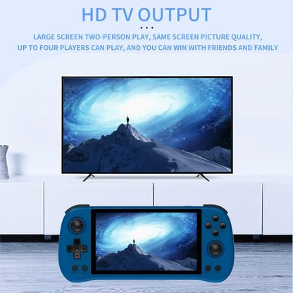 LuxeOrbit X55 5.5 INCH 1280*720 IPS Screen RK3566 Handheld Game Console Open-Source Retro Console Children's gifts