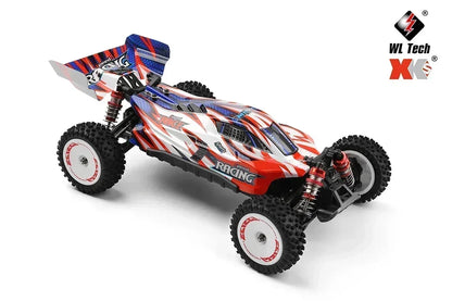 LuxeOrbit 124017 75KM/H 4WD RC Car Professional Monster Truck High Speed Drift Racing Remote Control Cars Children's Toys for Boys