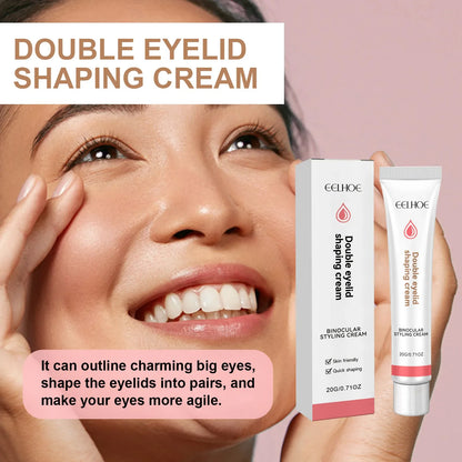 Double Eyelids Shaping Cream Natural Invisible Scarless Swollen Eyelids Enlargement Double Eyes Beautiful Eye Styling Cream Tool