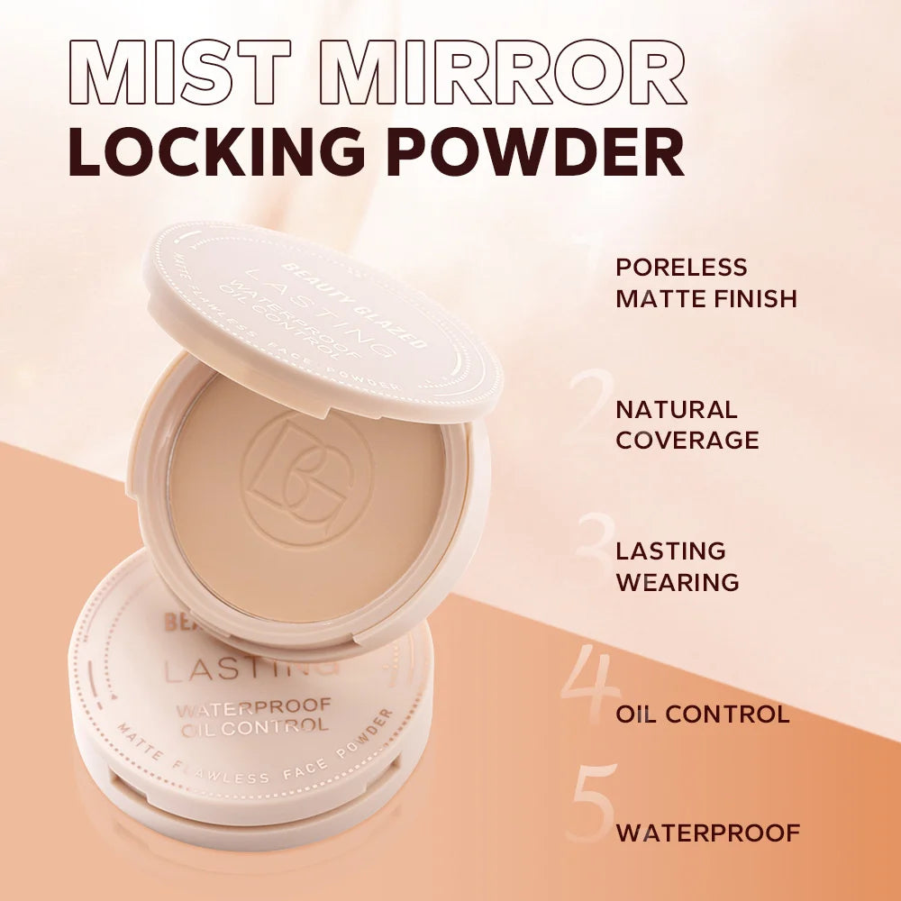 LuxeOrbit Oil Control Powder Cake Fog Surface Delicate And Silky Clear Facial Makeup Beauty And Health Makeup Powder Cake Cosmetics Powder