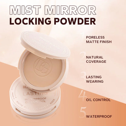 LuxeOrbit Oil Control Powder Cake Fog Surface Delicate And Silky Clear Facial Makeup Beauty And Health Makeup Powder Cake Cosmetics Powder