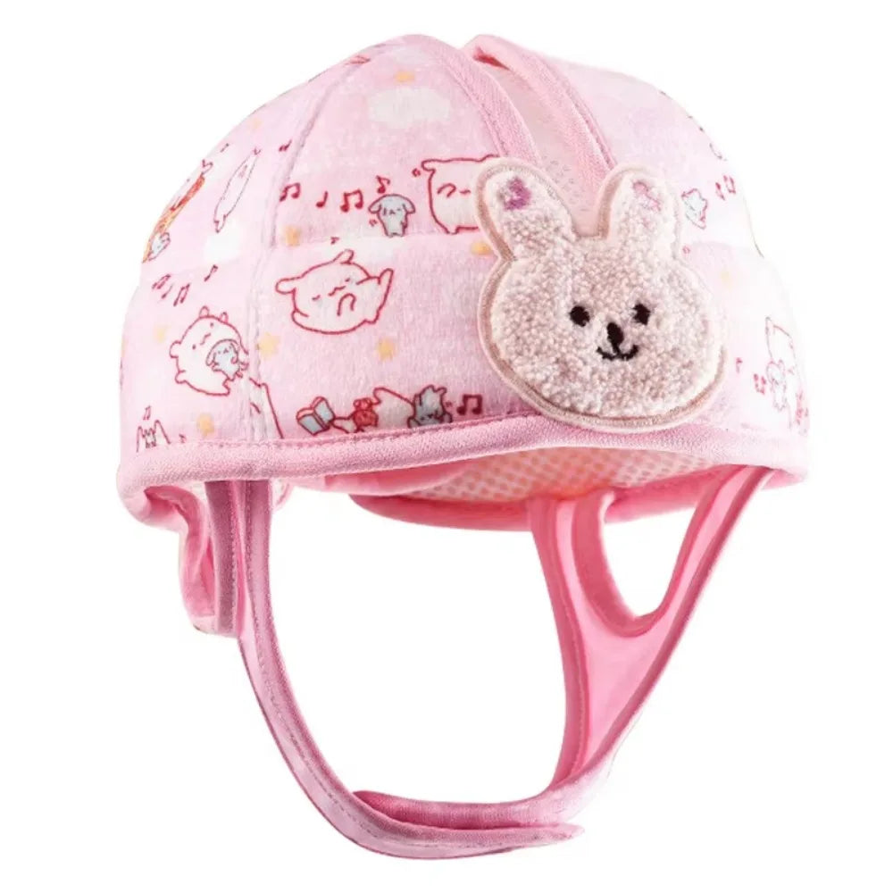 LuxeOrbit Cartoon Baby Safety Helmet Adjustable Anti-fall Pad Infant Crash Cap Protective Shock-absorbing Toddler Head Protection Hat Run