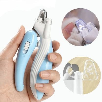 LuxeOrbit Professional Pet Nail Clippers with Led Light Pet Claw Grooming Scissors for Dogs Cats Small Animals Paw Nail Trimmer Pet Supply