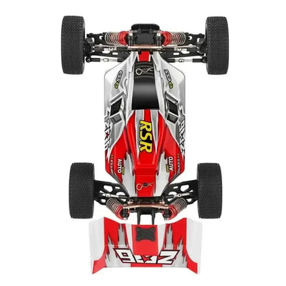 LuxeOrbit 144001 1:14 RC Racing Car 60Km/H 2.4G Remote Control High Speed Off-Road Drift Shock Absorption Adult Boys Toys Kids Gift