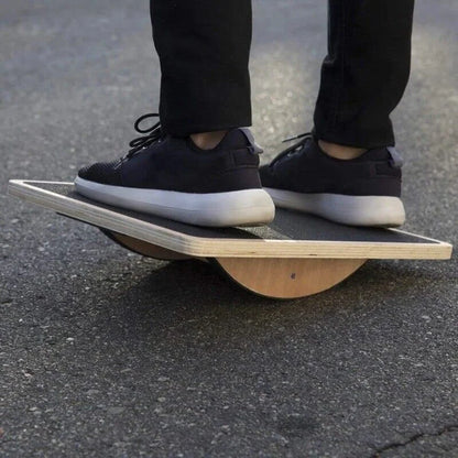 LuxeOrbit Wooden Balance Board for Core Strength & Stability - Anti-Slip, Durable Design for Men & Women - Perfect for Home & Office Use