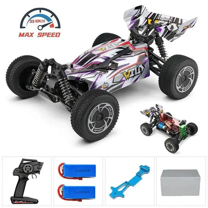 LuxeOrbit 144001 1:14 RC Racing Car 60Km/H 2.4G Remote Control High Speed Off-Road Drift Shock Absorption Adult Boys Toys Kids Gift