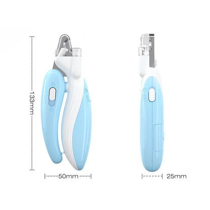 LuxeOrbit Professional Pet Nail Clippers with Led Light Pet Claw Grooming Scissors for Dogs Cats Small Animals Paw Nail Trimmer Pet Supply